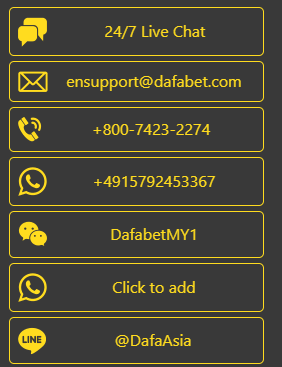 dafabet support system