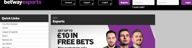 Betway Screenshot