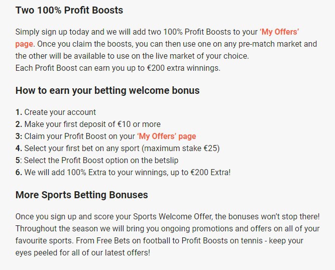 LeoVegas Sports Welcome Offer Screenshot