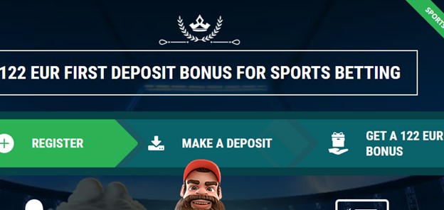 22bet Welcome Bonus Screenshot