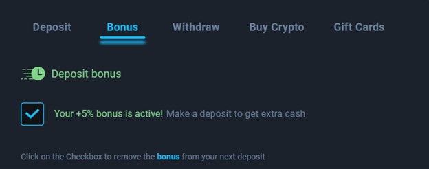 Thunderpick Welcome Bonus Screenshot