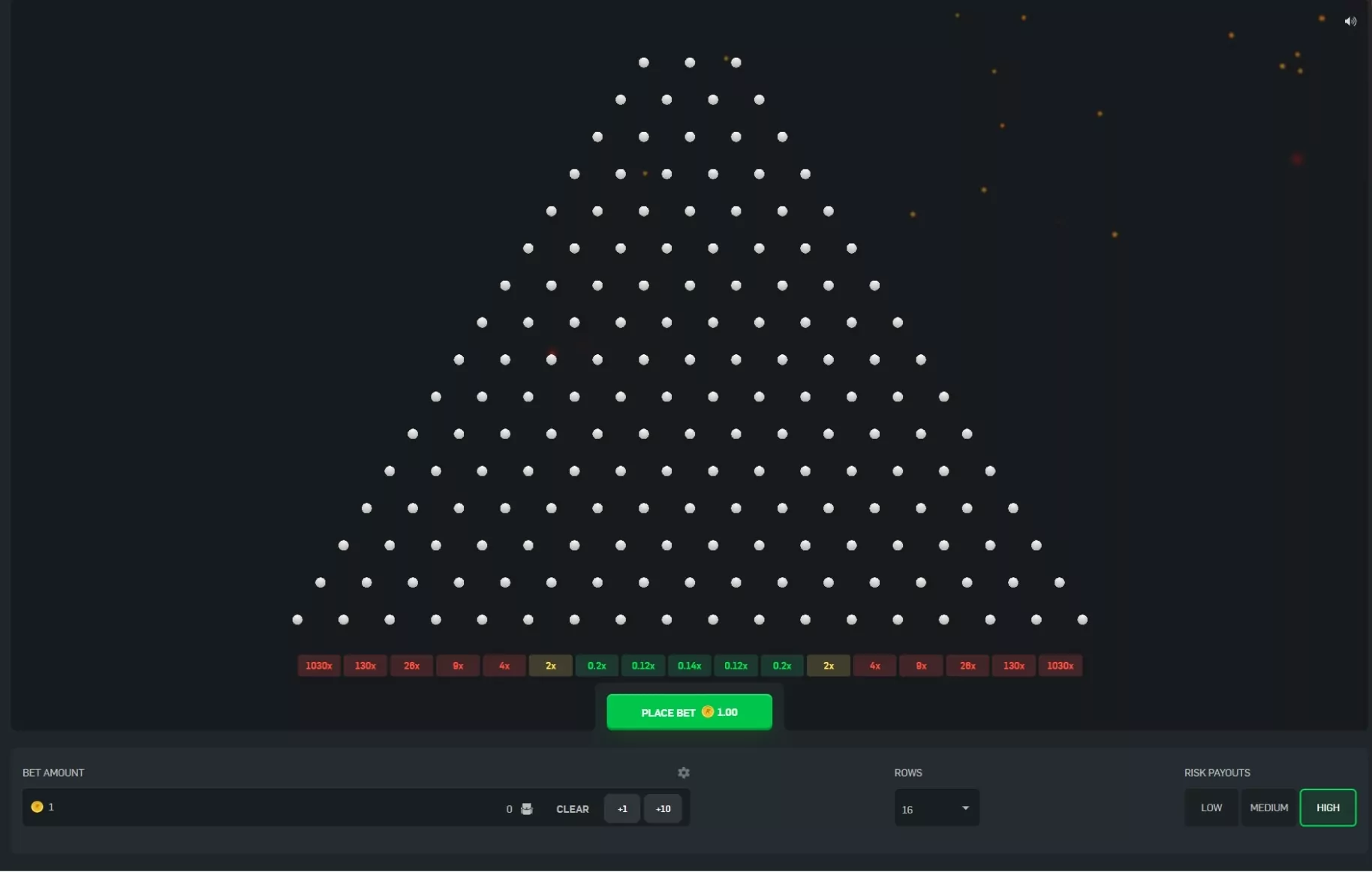 CSGORoll Plinko Screenshot