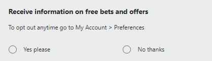 bet365 Free Bets Screenshot