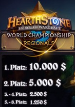 Preisgeld Aufteilung - Hearthstone WM Qualifikation 2015