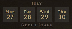 TI5 spielplan juli Gruppenphase