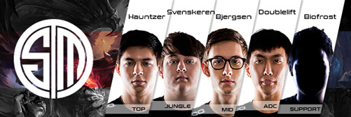 Team SoloMid Kader LCS NA 2016 Summer Split alle Spieler