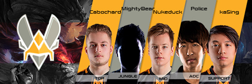 Team Vitality Kader LCS EU 2016 Summer Split alle Spieler