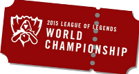 Ticket Button - League of Legends Weltmeisterschaft 2015