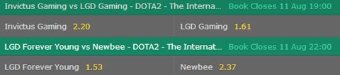 dota2 the international 2017 haupt event tag 5 match sieger wettquoten