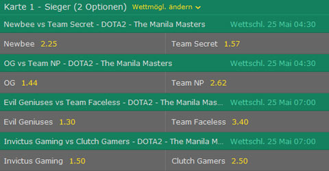 manila masters 2017 dota2 bet365 karte sieger wettquoten