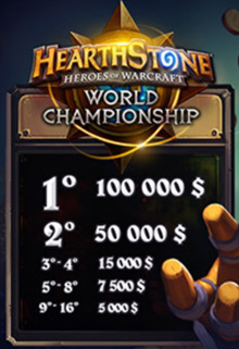 Premio en Metálico del Campeonato-Mundial de Hearthstone 2015