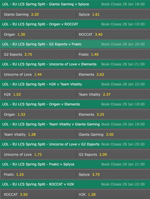 LCS-EU-Split-de-Primavera-probabilidades-apuestas-bet365-semana-3