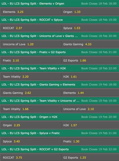 LCS-EU-Split-de-Primavera-probabilidades-apuestas-bet365-semana-6