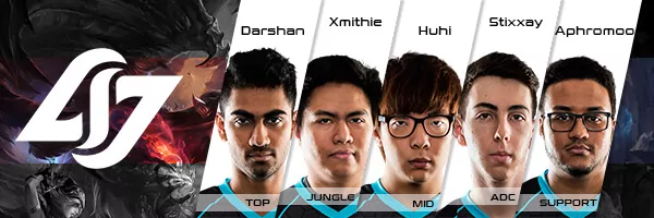 Counter Logic Gaming NA LCS Split de Verano Alineación Jugadores