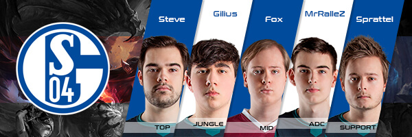 FC Schalke 04 EU LCS Split de Verano Alineación Jugadores