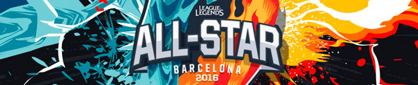 All Star 2016 Barcelona - League of Legends Banner