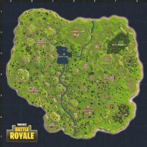 Fornite Battle Royale Mapa