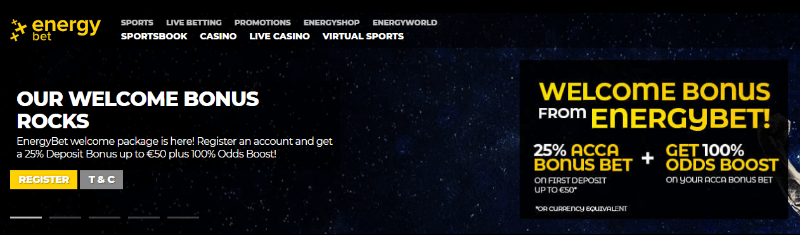 EnergyBet Welcome Offer